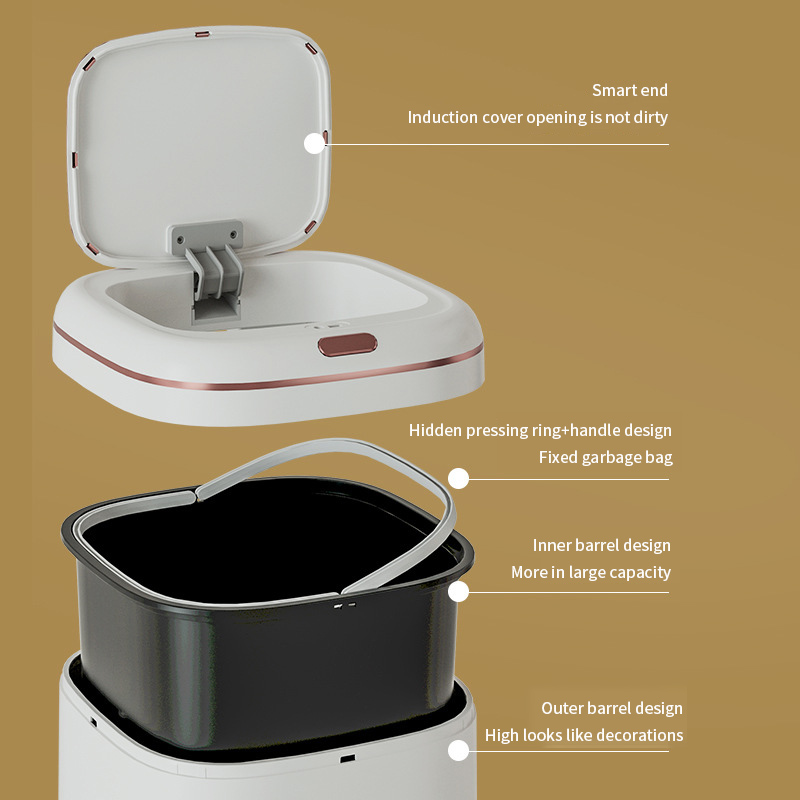 20/35/40L Smart Trash Can Larg - Compost Bin Countertop ulasan dan harga