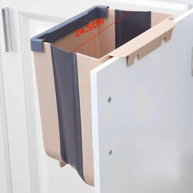 Kitchen Folding Trash Can Wall - Compost Bin Countertop ulasan dan harga