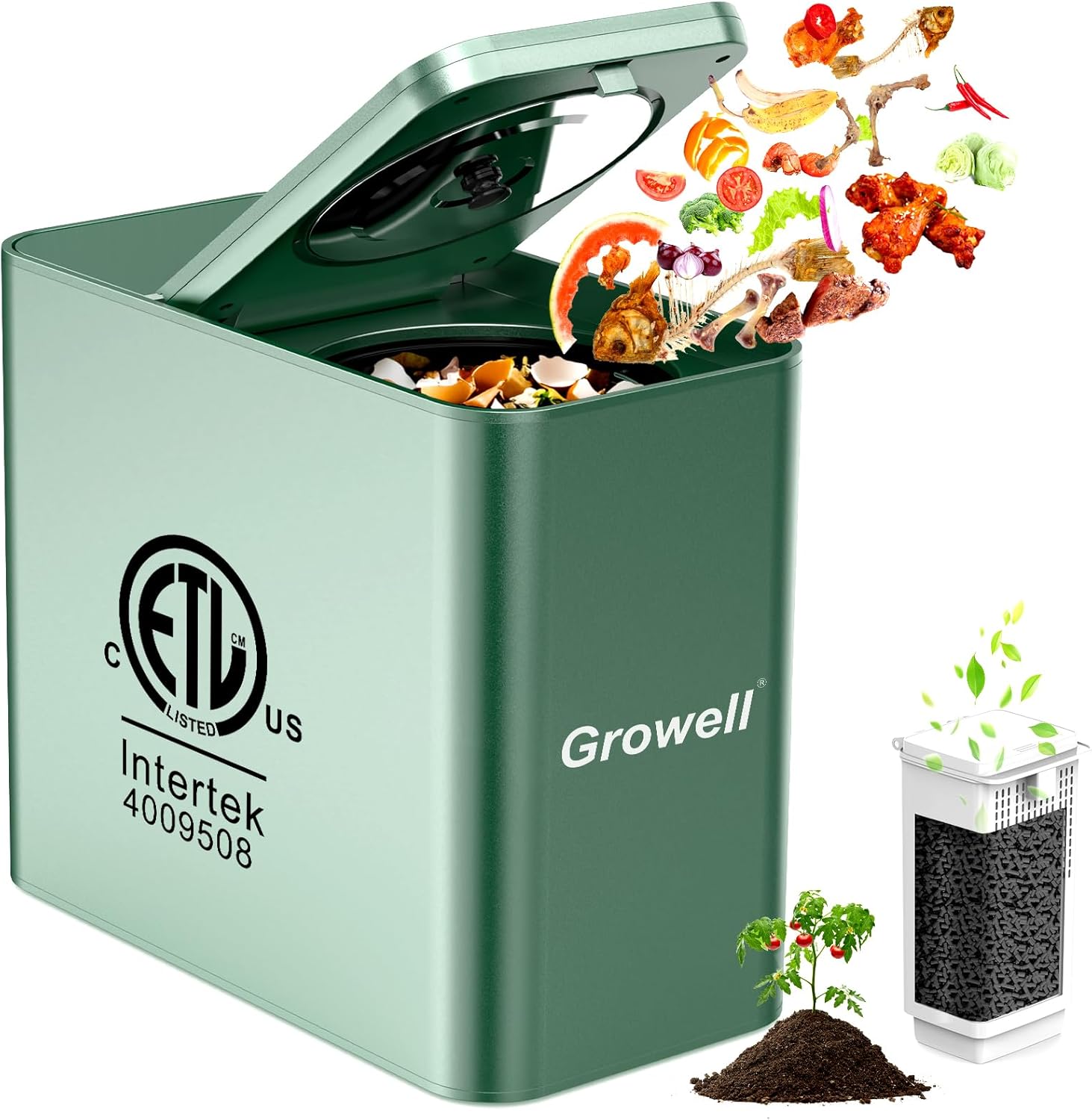 Electric Composter for Kitchen - Compost Bin Countertop ulasan dan harga