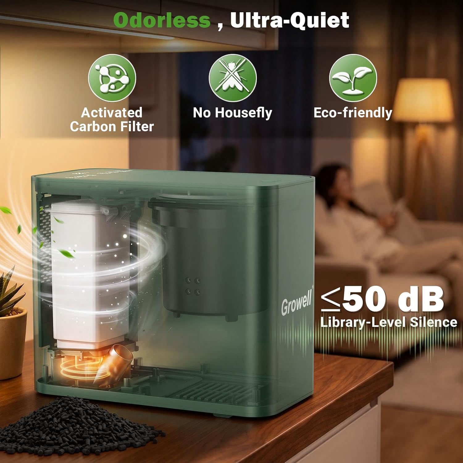 Electric Composter for Kitchen - Compost Bin Countertop ulasan dan harga