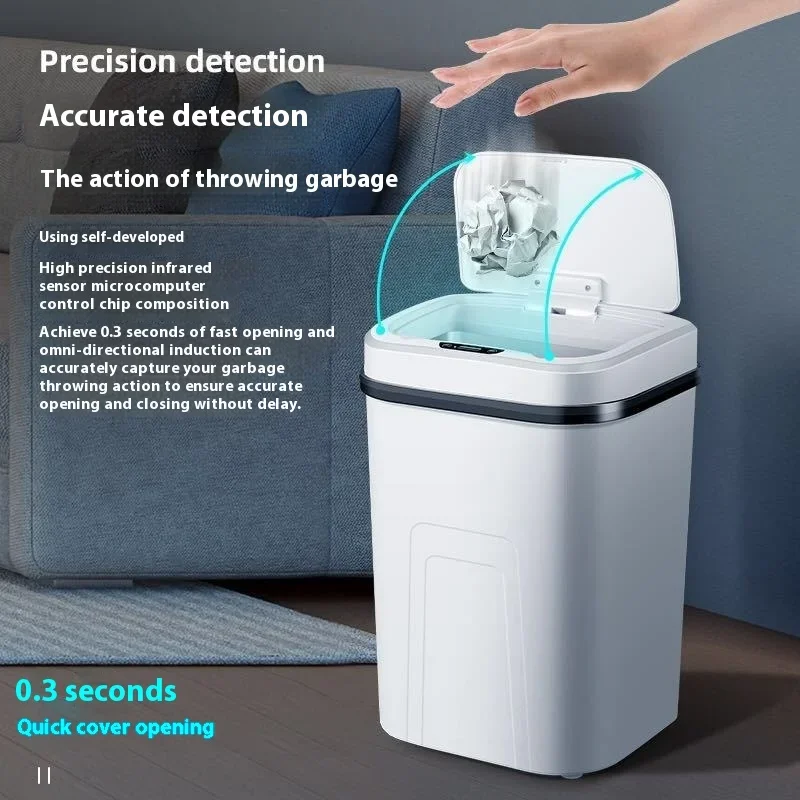 15L Smart Trash Can Automatic  - Compost Bin Countertop ulasan dan harga