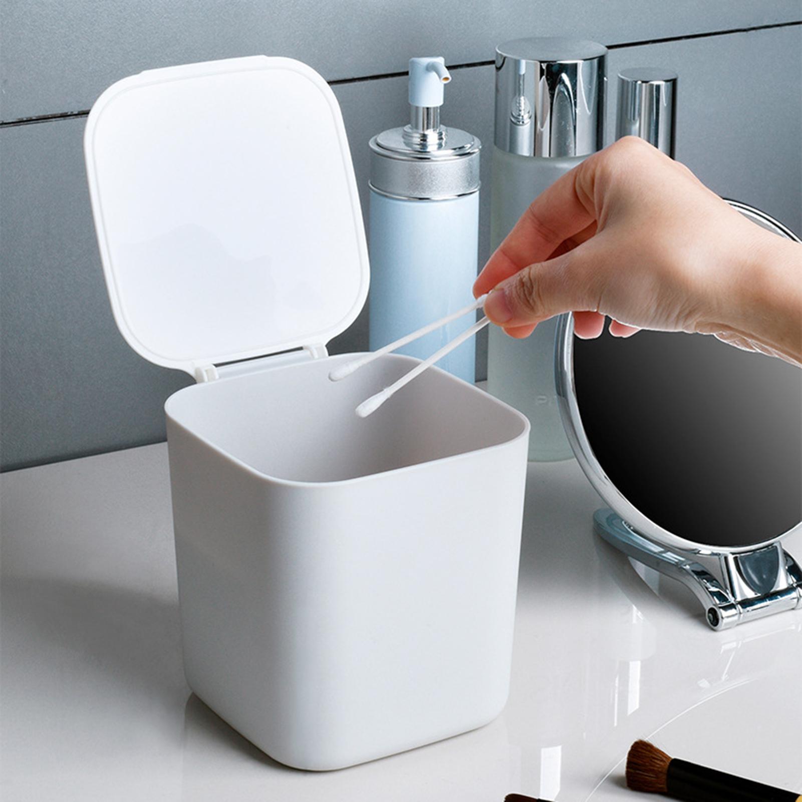 Desk Mini Trash Can with Lid S - Compost Bin Countertop ulasan dan harga