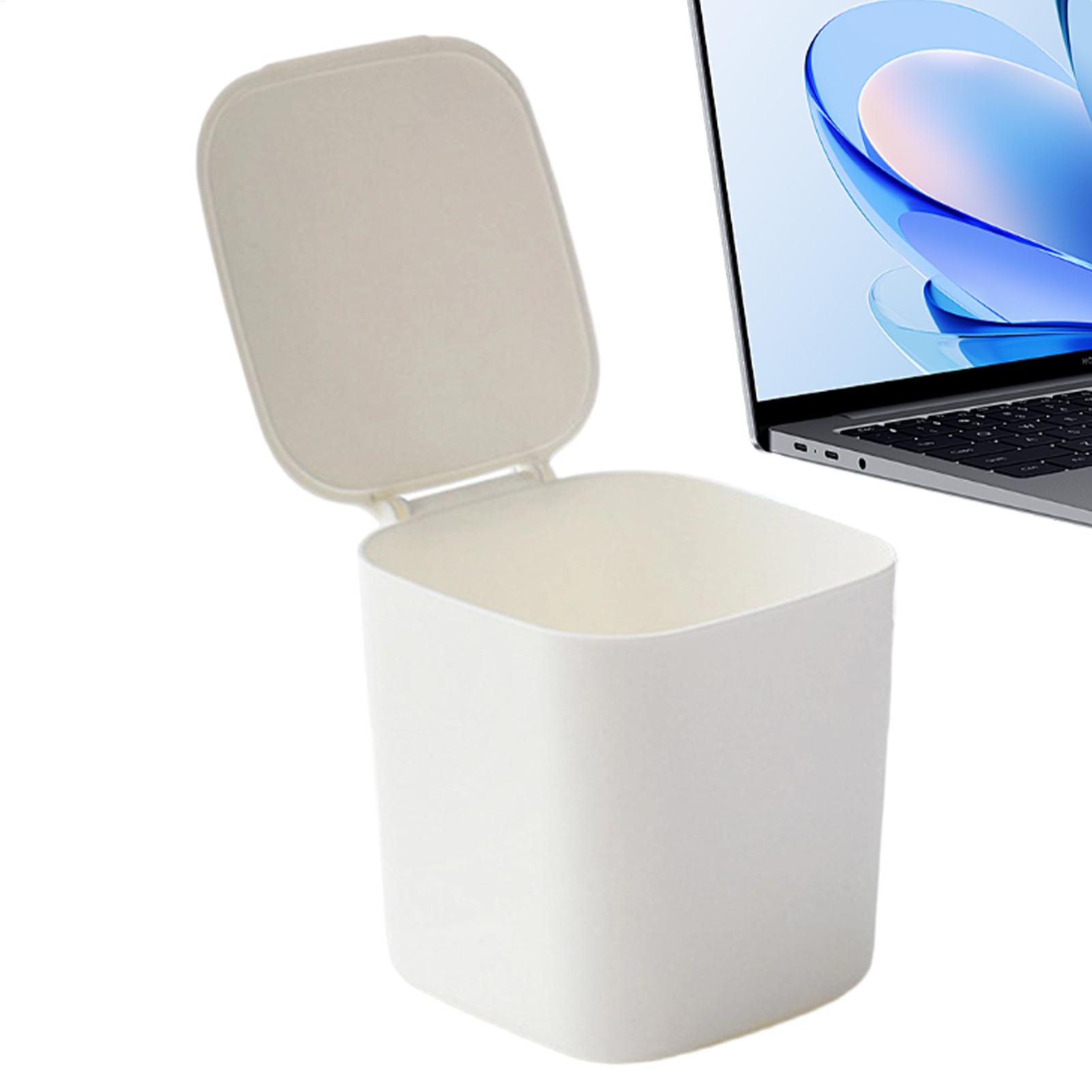 Desk Mini Trash Can with Lid S - Compost Bin Countertop ulasan dan harga