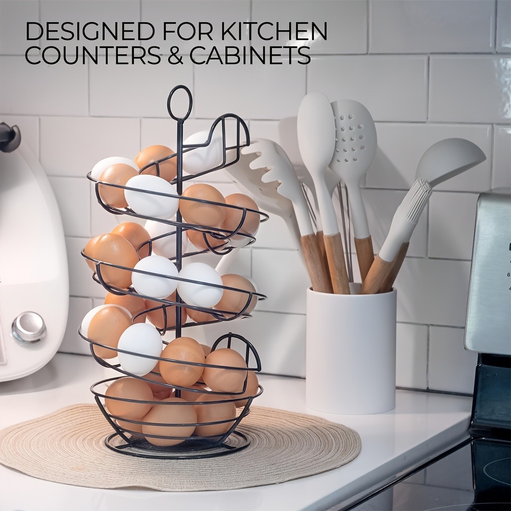 Metal Wire Spiral Egg Holder,  - Compost Bin Countertop ulasan dan harga