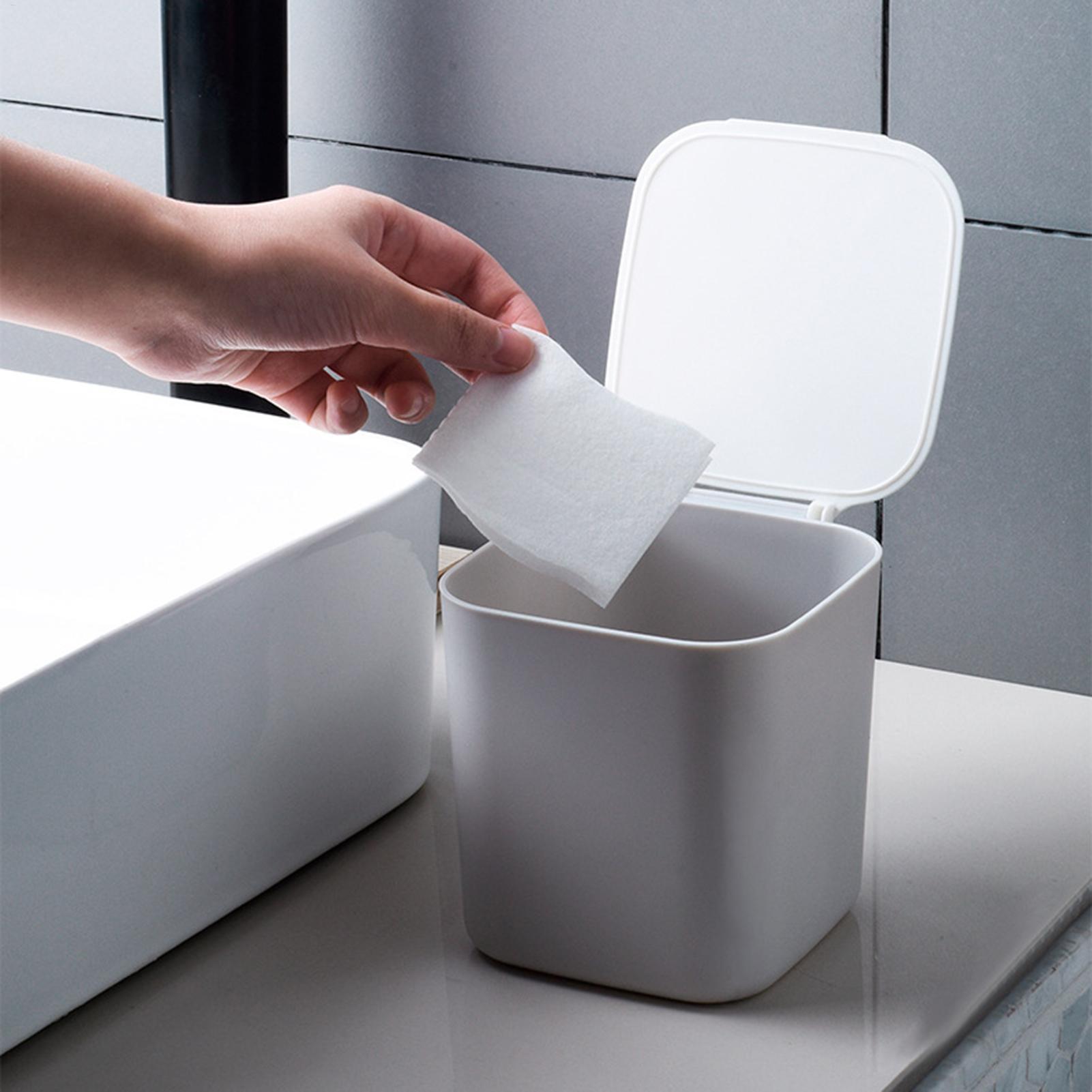 Mini Trash Can with Lid Small  - Compost Bin Countertop ulasan dan harga