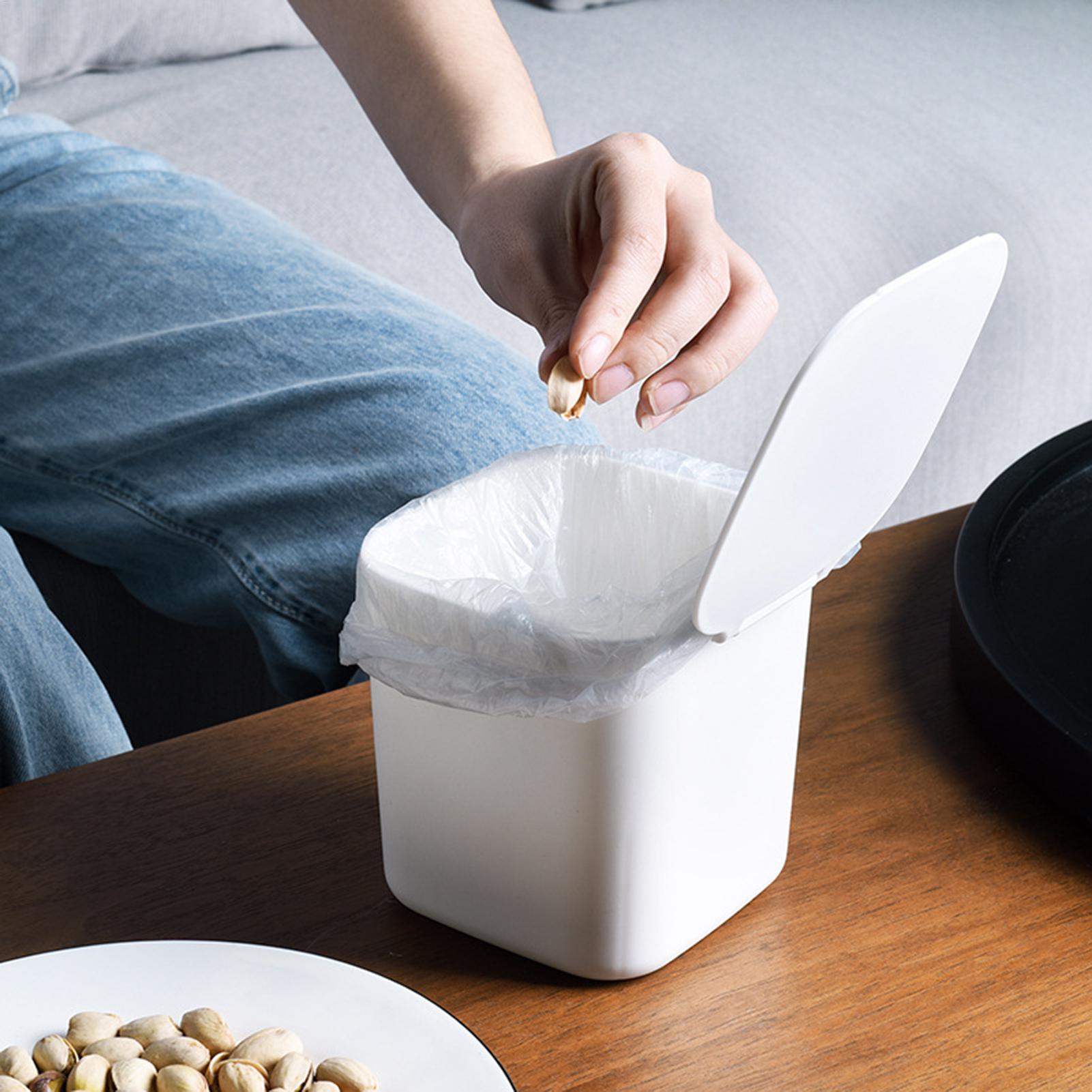 Mini Trash Can with Lid Small  - Compost Bin Countertop ulasan dan harga