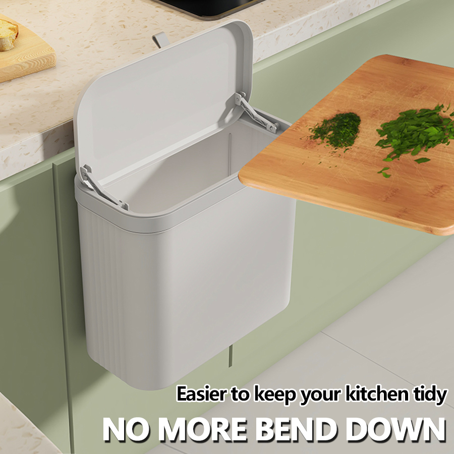ONEKA 14L Kitchen Trash Can Wi - Compost Bin Countertop ulasan dan harga
