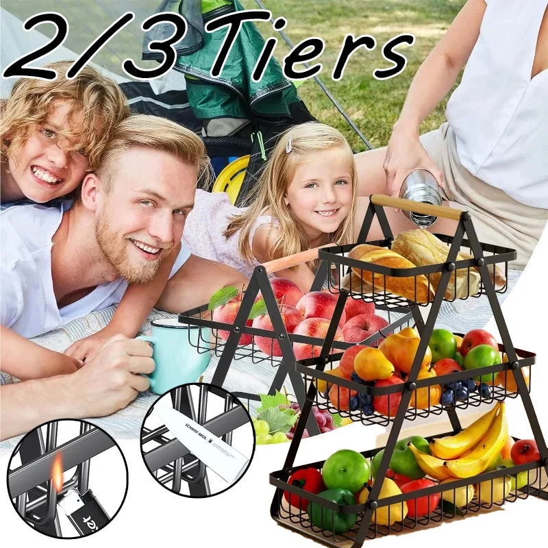 2/3 Tiers Countertop Fruit Bas - Compost Bin Countertop ulasan dan harga