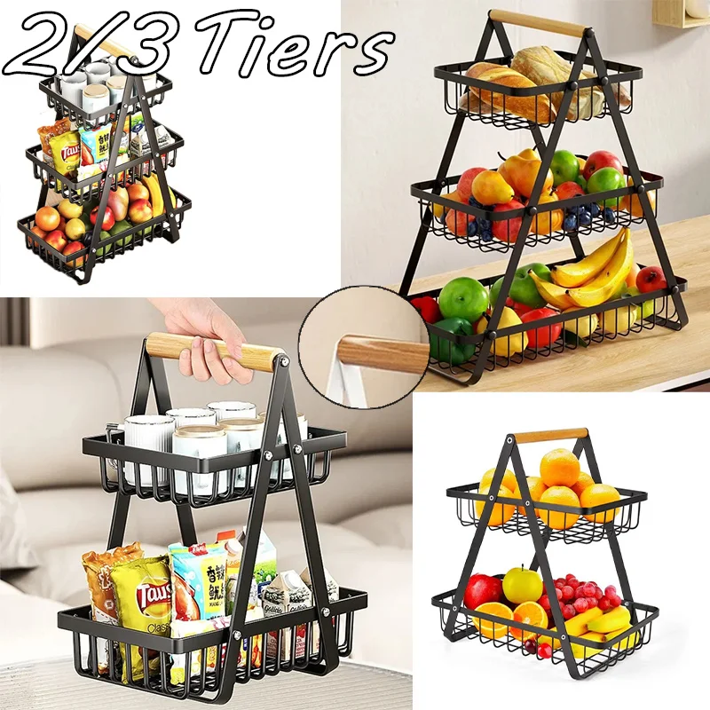 2/3 Tiers Countertop Fruit Bas - Compost Bin Countertop ulasan dan harga